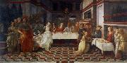 Fra Filippo Lippi scenes out of life Johannes of the Taufer the guest meal of the here ode France oil painting artist